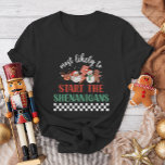 Familjevänner som passar mest till jul t shirt<br><div class="desc">Få redo för att skratta den här julhelgen med våra "troligast att.." julskjortor! Perfekt för familjemöten och vännsammankomster eller party på kontoret,  dessa roliga,  sexiga t-shirts är idealiska för dem som kärlek rebellerar sig mot matchande konst.</div>
