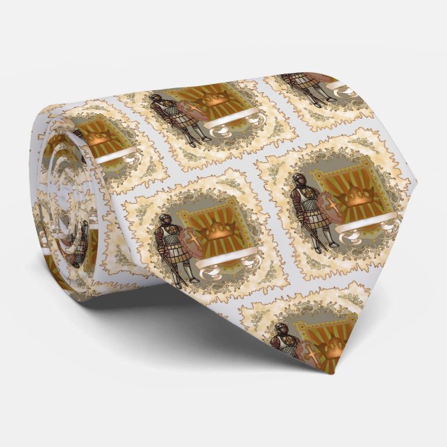 Familjevapen Sköld Namn Slips (Rullad)