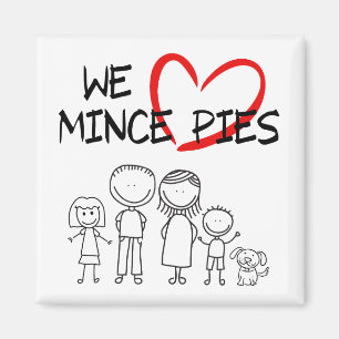 Familjevärden - Vi Kärlek Mince Paj Magnet