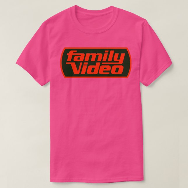 Familjevideo T Shirt (Design framsida)