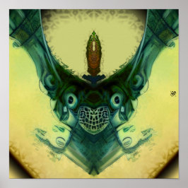 Familjevila - mönster pareidolia poster