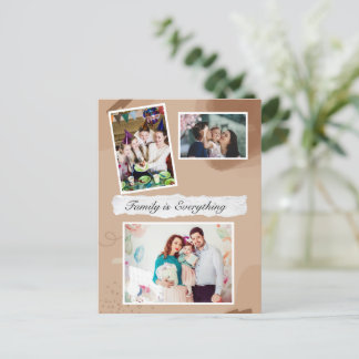 Familjevykort Vykort