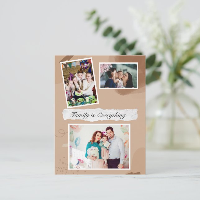 Familjevykort Vykort (Stående Fram)