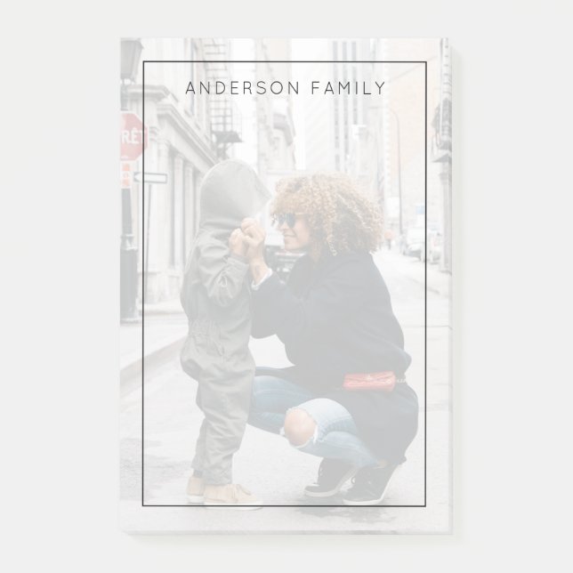 Familjfoto Post-it Block (Framsida)