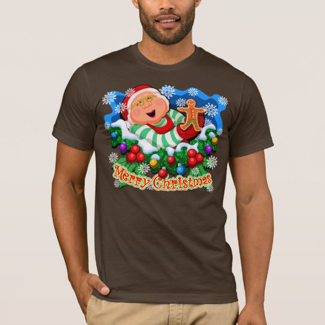 Familjjul: FRU CLAUS Tee (Framsida)