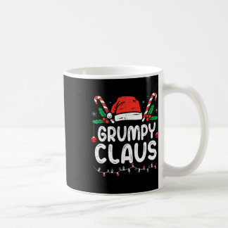 Familjjul Pajama Julafton Ljus Grumpy Claus Kaffemugg