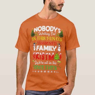Familjjulen är vi alla i det här tillsammans Merry T Shirt