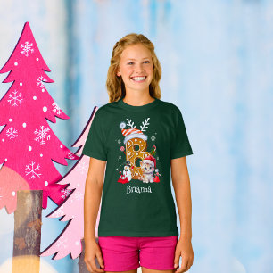 Familjjultomten Gingerbröd Brev B Girl T Shirt