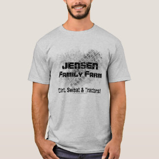 FamiljlantgårdT-tröja med traktoren spårar T-shirt