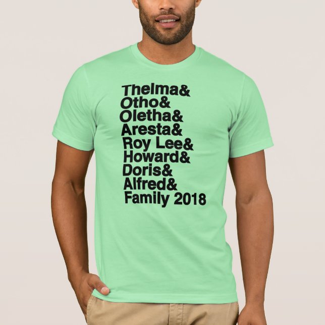 Familjmöte 2018 t shirt (Framsida)