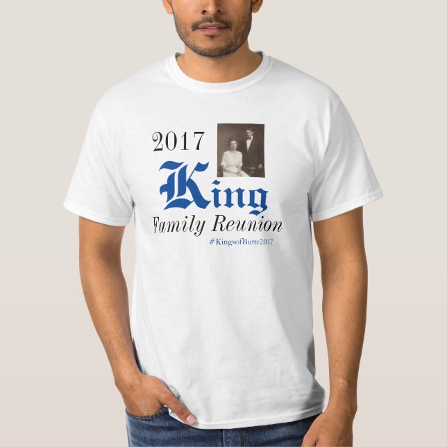 Familjmöte för 2017 kung t-shirt (Framsida)