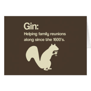 Familjmöten och Gin OBS Kort