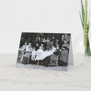 Familjporträtt av författare Leo N. Tolstoy Kort