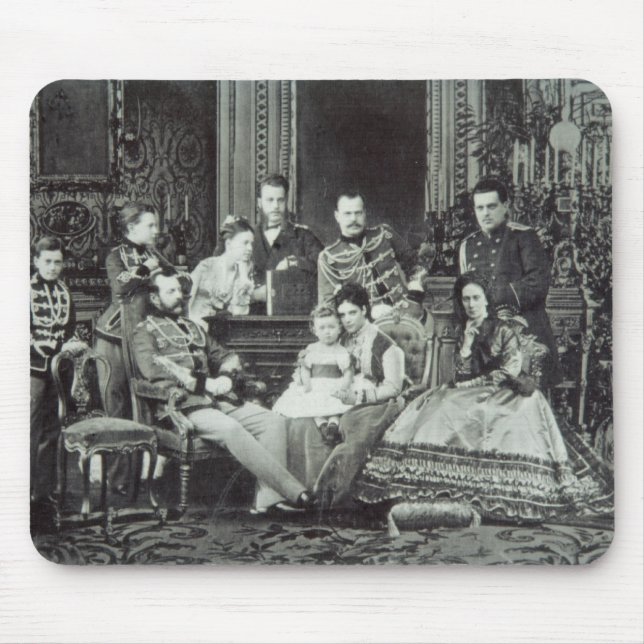 Familjporträtt av kejsaren Alexander II Musmatta (Framsidan)