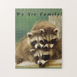 FamiljRacoonpussel Pussel