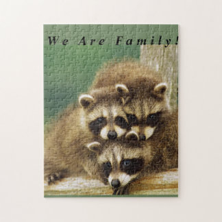 FamiljRacoonpussel Pussel