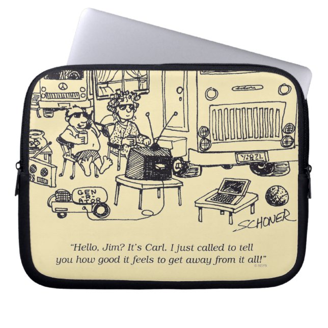 Familjsemester Laptop Fodral (Framsidan)