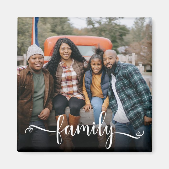 Familjskriptfoto Magnet (Framsidan)