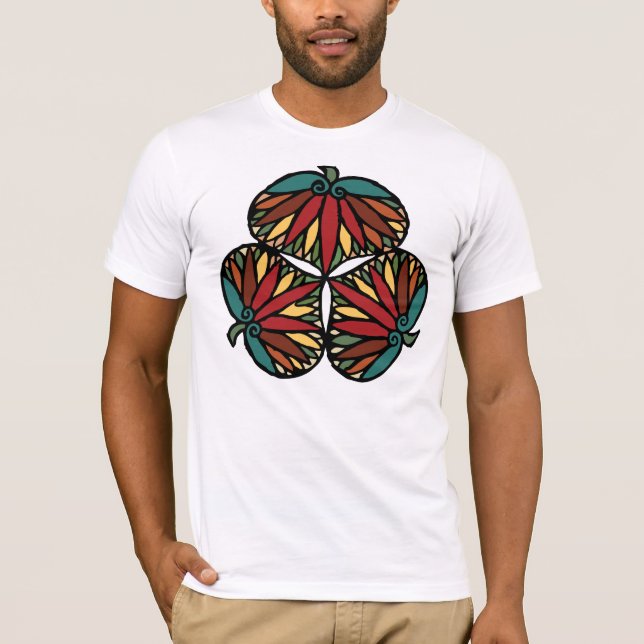 Familjvapensköld av Tokugawa Shoguns, Edo, Tokyo T-shirt (Framsida)