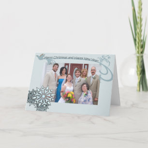 familjyhoz+grnma5, snöflakebirdMCNY Helgkort