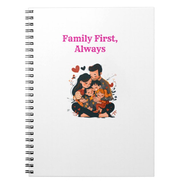 Familly First Notebooks  Anteckningsbok (Framsidan)
