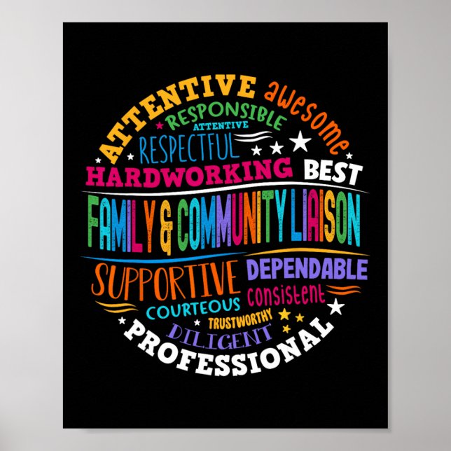 Family And Community Liaison Back To School Squad  Poster (Framsidan)