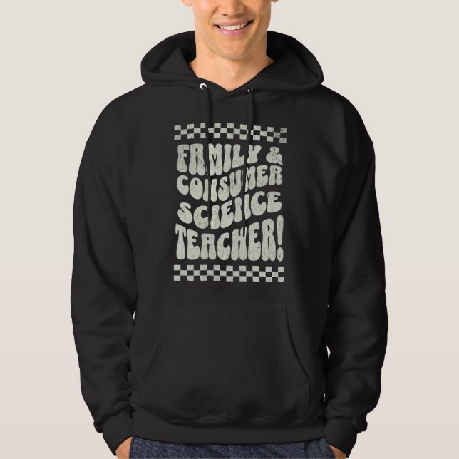 Family and Consumer Science Facs Teacher Back To S Hoodie (Framsida)