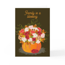 FAMILY ÄR BLESSING THANKSGIVING CARD