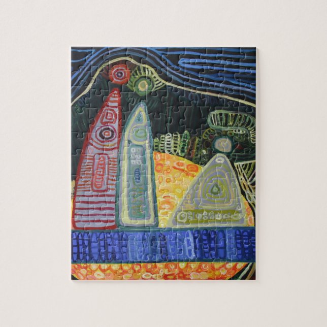 Family Art-målningspussel Pussel (Vertikal)