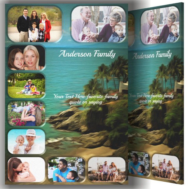 Family Beach Dream 0026 Original Art Canvastryck (Skapare uppladdad)
