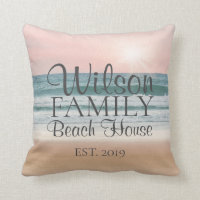 Family Beach House-sommarsolnedgång
