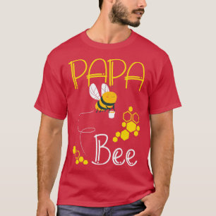 Family Bee Pappa pappa pappa Birthday First Bee Da T Shirt
