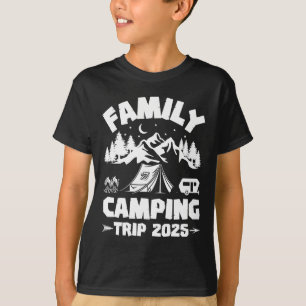 Family Camping Resa 2025 Matching Crew Summer Vaca T Shirt