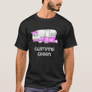 Family Camping Shirt Glamping Queen Rv Camping T
