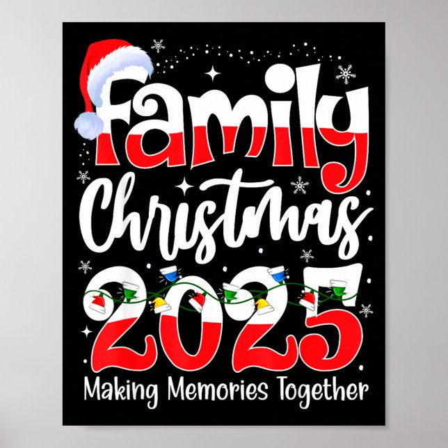 Family Christmas 2025 Matching Family Christmas 20 Poster (Framsidan)
