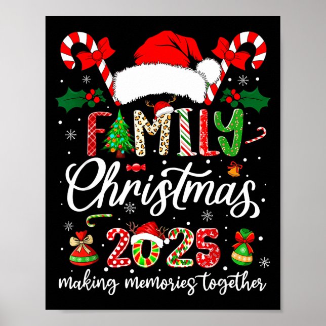 Family Christmas 2025 Matching Outfit Xmas Squad S Poster (Framsidan)
