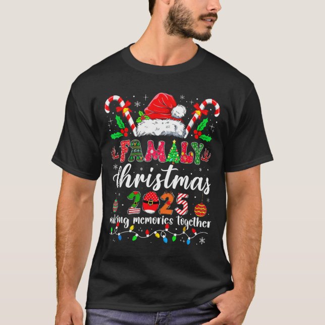 Family Christmas 2025 Matching Santa Tee Xmas Paja (Framsida)