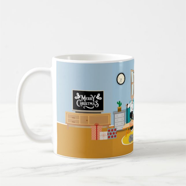 Family Christmas – Cozy Holiday Kaffemugg (Vänster)