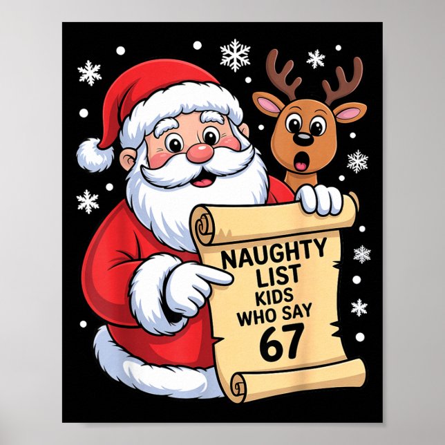 Family Christmas Meme About Naughty List And Six S Poster (Framsidan)