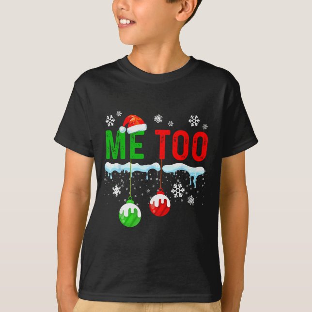 Family Christmas Pajamas Matching Couple Holiday H T Shirt (Framsida)