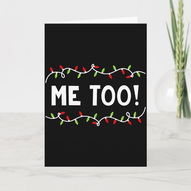 Family Christmas Shirt I Don't Do Matching But I D Kort (Framsida)