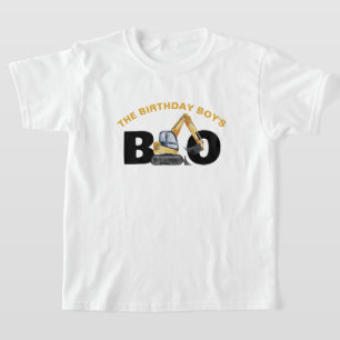 Family Construction Birthday Mamma Pappa Sister T Shirt