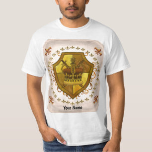 Family Crest Krona Surname t-shirt