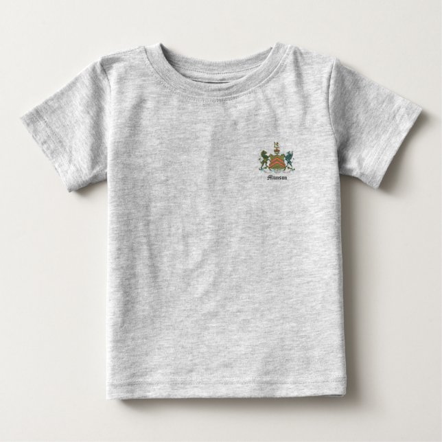 Family Crest Småbarn Shirt T (Framsida)