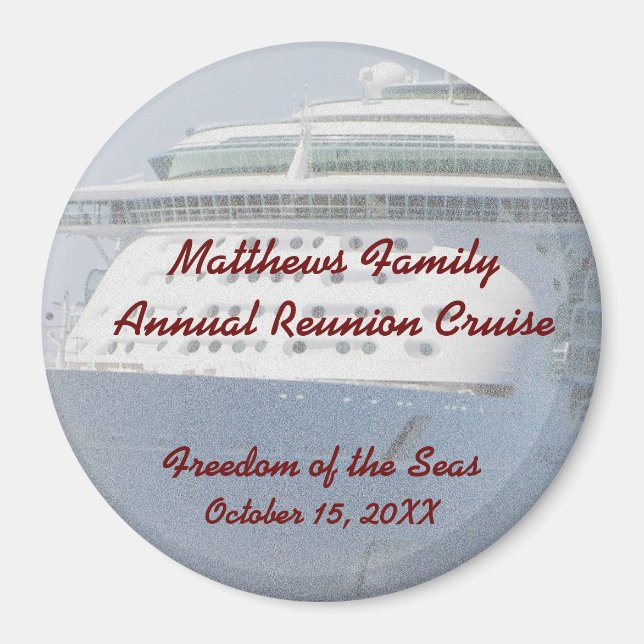 Family Cruise 05R Magnet (Framsidan)