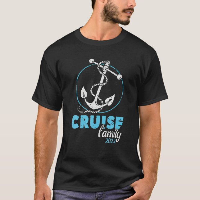 Family Cruise 2022 Quote Frakt Coola Family Cruise T Shirt (Framsida)