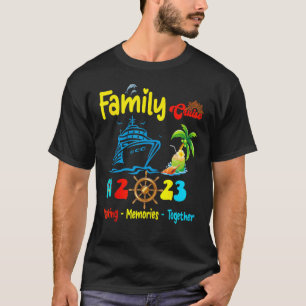 Family Cruise 2023 Skapar minnen tillsammans, somm T Shirt
