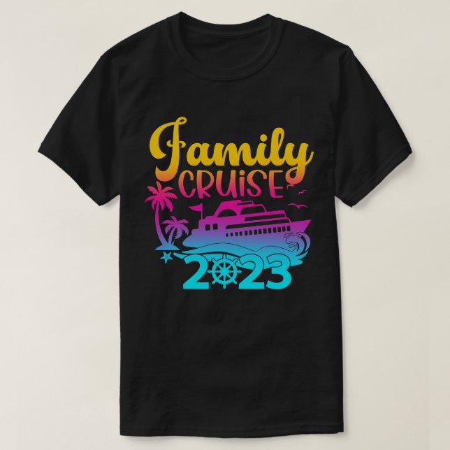 Family Cruise 2023 T Shirt (Design framsida)