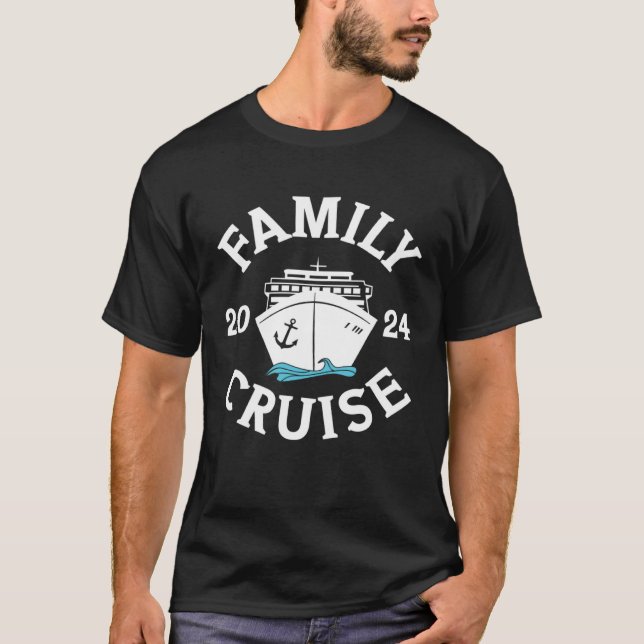 Family Cruise 2024 Cruise Family Matching Group Sq T Shirt (Framsida)