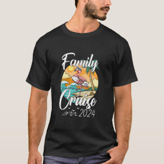 Family Cruise 2024 Matching Flamingo Cruise Squad T Shirt